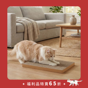 ✩福利品特賣✩ 頑強貓抓板(2片) | 原木色
