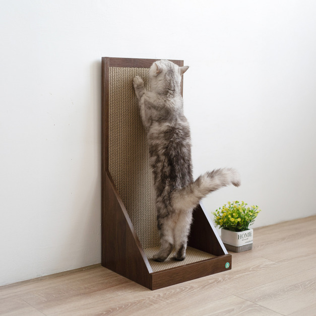 壁咚 貓抓板 | 可可棕 (贈送純天然木天蓼)