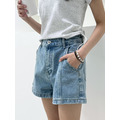 顯瘦牛仔短褲_1