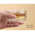 鎚目紋雙層玻璃杯-(80ml)-2入_7