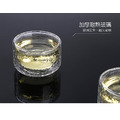 鎚目紋雙層玻璃杯-(80ml)-2入_3