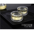鎚目紋雙層玻璃杯-(80ml)-2入_4