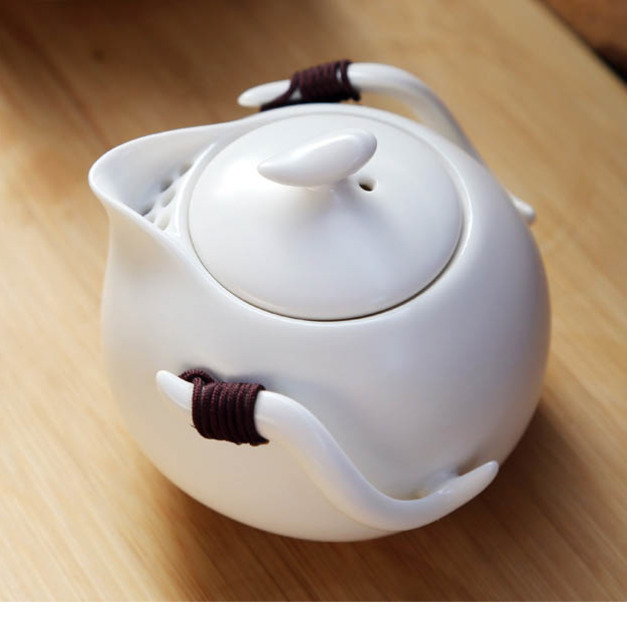 定窯巧雲茶壺-(180ml)