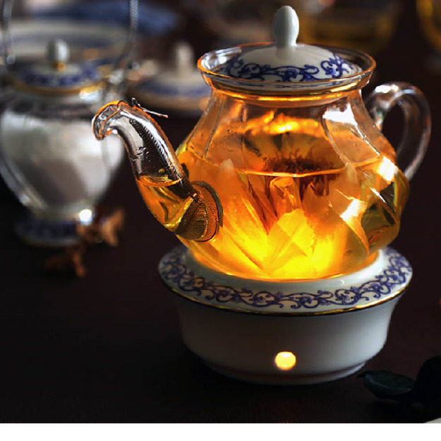 晶豔亞洲花茶壺-(700ml)