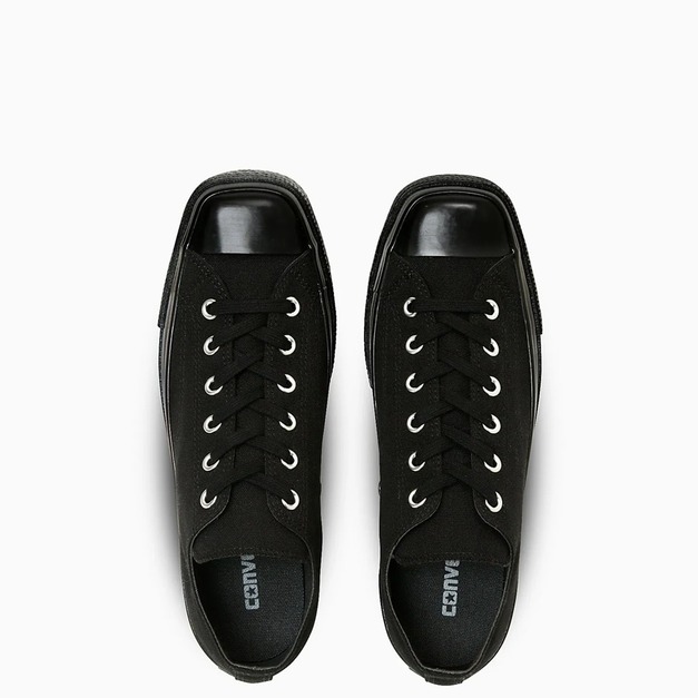CONVERSE ALL STAR SQUARETOE OX 方頭低筒帆布鞋┃全黑