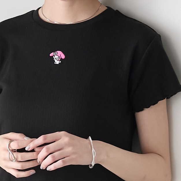 下折扣！My Melody刺繡小鏤空短Tee