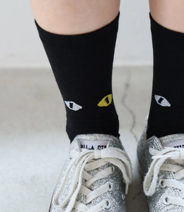 【2入組】Cat's! 貓咪圖案中筒襪