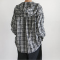 格紋連帽寬版襯衫_10