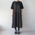 寬鬆吊帶燈心絨洋裝