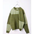 可水洗拼接針織上衣(6色)_46