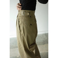 復古高腰寬版軍風長褲_10