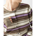 │現貨│多色條紋開襟小外套(紫棕)_6