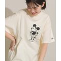 DISCUS Disney 米奇印花寬版短袖T(B)