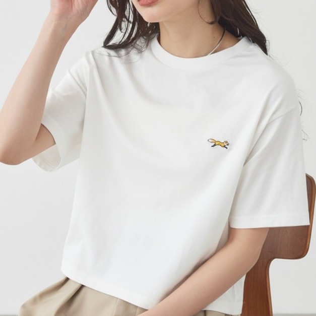 PENNEYS THE FOX 刺繡短版短袖T