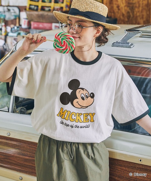 限定！米奇米妮復印花寬鬆短袖T_f7066a76b2f7b3d9ec43e0a602d20b88.jpg