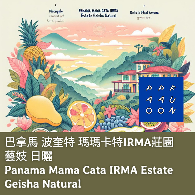 巴拿馬 波奎特 瑪瑪卡特IRMA莊園 藝妓 日曬【咖啡豆225g】