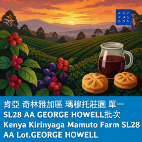 肯亞 奇林雅加區 瑪穆托莊園 單一SL28 AA GEORGE HOWELL批次【咖啡豆225g】