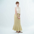 低卡糖果魚尾裙 黃綠_2