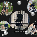 【聰明媽咪i-Smart】Diamond 2代 單向秒收嬰兒手推車 贈收納袋/杯架 銀河灰_6