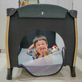 【聰明媽咪i-Smart】雙層折疊嬰兒床 黑色/灰色 T-708 遊戲床 摺疊嬰兒床_8