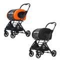 【大聯萌】太空艙可拆卸寵物推車 (灰黑色/橘黑色)_1