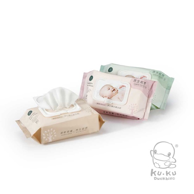【酷咕鴨】 EDI超純水嬰兒手口濕式衛生紙 (1入)