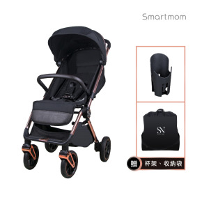 【聰明媽咪i-Smart】Easygo 金好收單向折疊嬰兒手推車 贈收納袋/杯架
