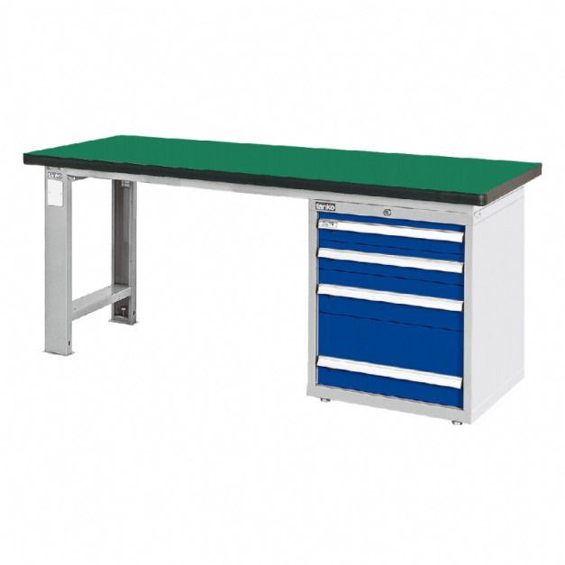 天鋼 WAS-67042N 寬1800mm 重量型耐衝擊工作桌 單櫃型