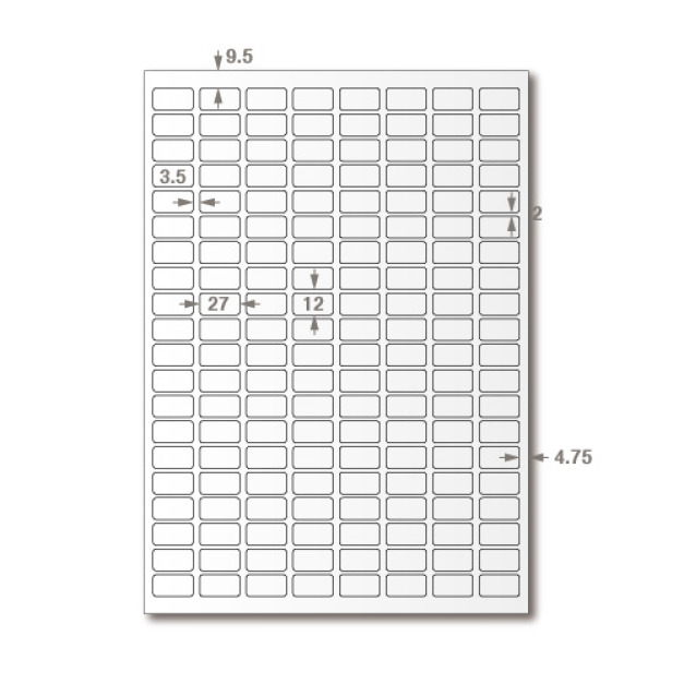 【龍德】三用電腦標籤貼紙 160格 LD-8100 105張(盒)