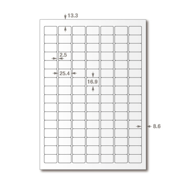 【龍德】三用電腦標籤貼紙 112格 LD-8101 105張(盒)