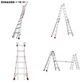 【小巨人】萬用梯含自動腳 4~11呎_5