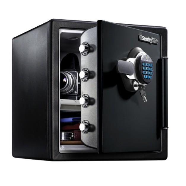 新 SentrySafe |  金庫-中 防水防火 按鍵式電子鎖 SFW123GTC