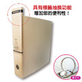 【同春】PGF310 環保合成紙有耳圓型三孔夾_4