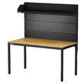 【150cm】天鋼多功能桌｜掛板上架燈具 WE-58W5｜黑色