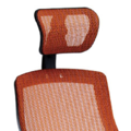 台製 OA網布辦公椅 LV-999 橘 ( 升降扶手、無段鎖定底盤)_2