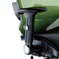 台製 OA網布辦公椅 LV-999AH 綠 ( 升降扶手、無段鎖定底盤、高鋁合金腳、PU 輪)_1
