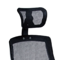 台製 OA網布辦公椅 LV-999A 黑 ( 升降扶手、無段鎖定底盤、電鍍椅腳、PU 輪)_2