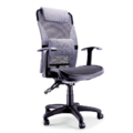 台製 OA網布辦公椅 ND-023 灰色