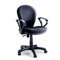 台製 OA高級辦公皮椅 P-220 黑布 彈簧氣壓辦公椅