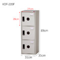 大富 KDF-205FA 鑰匙鎖組合式置物櫃 ABS塑鋼門片 深35cm
