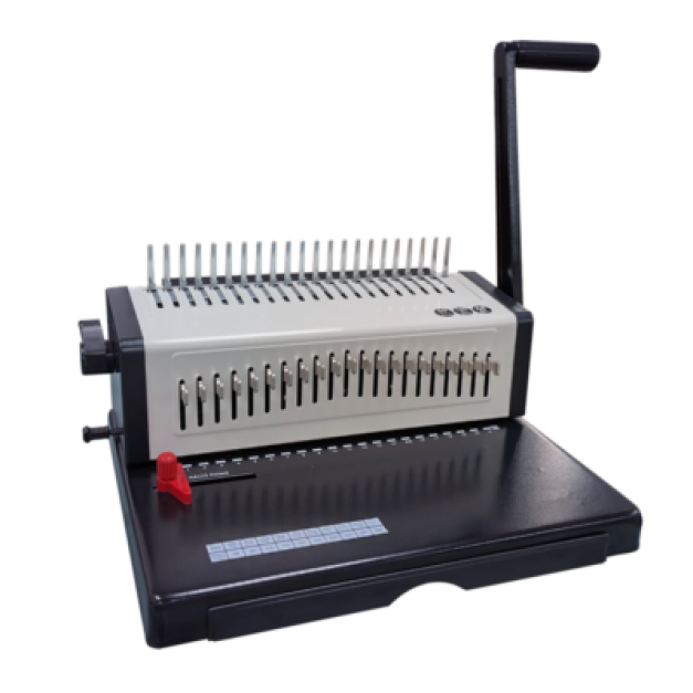 黃金甲 手動膠圈裝訂機 21孔 CB-20B