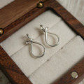 旋繞｜925純銀耳環・垂墜式_1