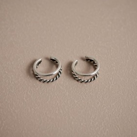 懸念｜925純銀耳環・耳骨夾