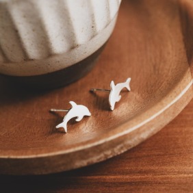 徜徉｜925純銀耳環・貼耳式