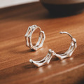 段落｜925純銀耳環・圈圈式_2