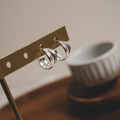 靜謐交織｜925純銀耳環・C圈式_1