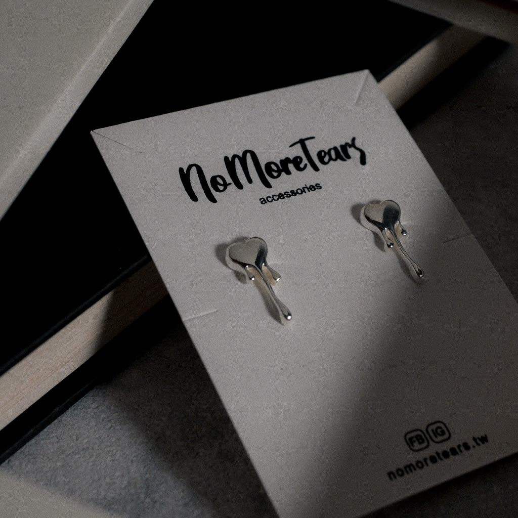 心之所向｜925純銀耳環・貼耳式