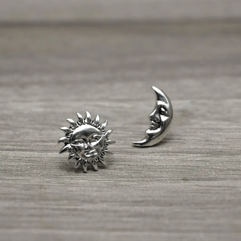 朝暮｜925純銀耳環・貼耳式