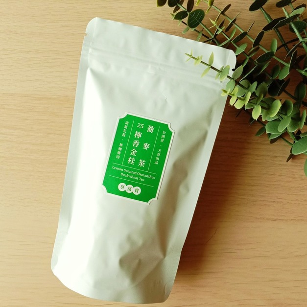 【減塑經濟包】檸香金桂蕎麥茶_15入立體茶包_清新花穀風味