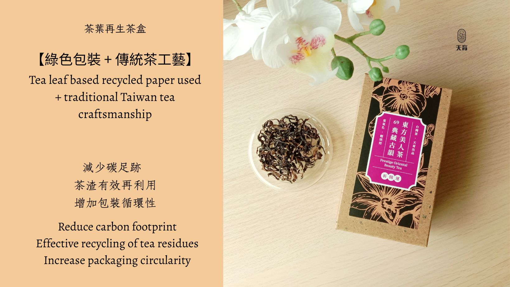綠色商品 茶葉再生紙使用